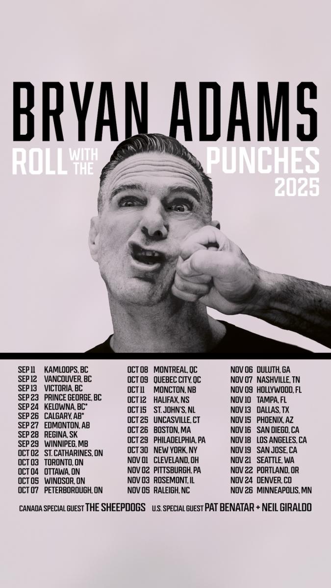 US & CANADA: ROLL WITH THE PUNCHES TOUR 2025