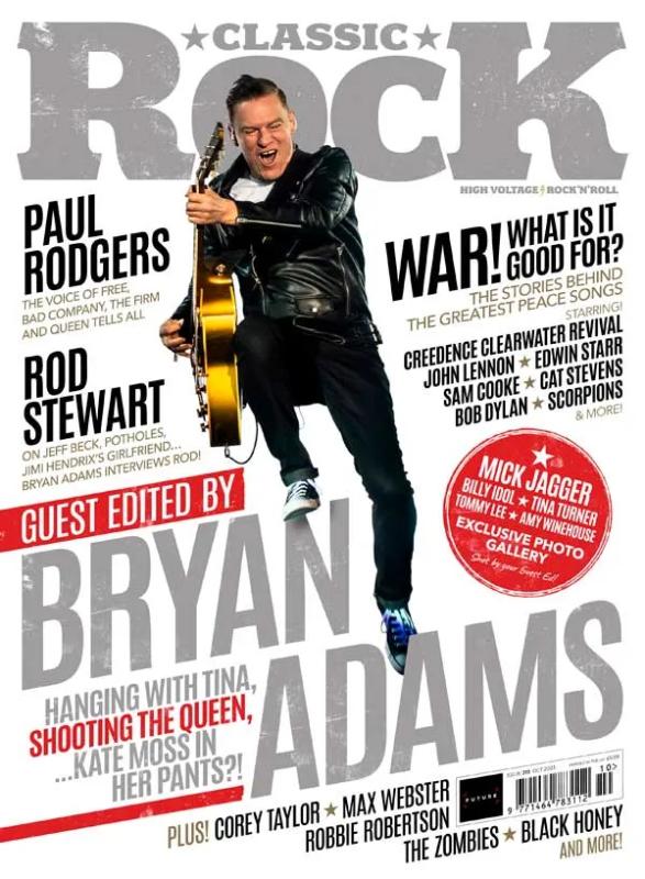 Bryan Guest Edits The October Issue of Classic Rock Magazine